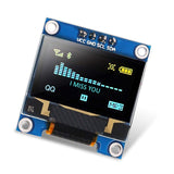 0.96 oled display Blue I2C IIC Serial 128x64 OLED LCD LED ssd1309 0.91 inch oled display Module for Arduino Raspberry Pi Display