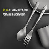 Lightweight Titanium Chopsticks Camping Chopsticks for Noodles Rice Cutlery Cookware for Home Outdoor Camping Hiking Picnic
