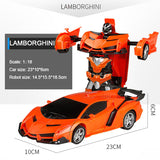 RC Car Transformation Robots Sports Vehicle Model  Robots Toys Cool Deformation Car Kids Toys  Gifts For Boys  rc drift car