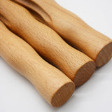 4Pcs Scraping Stick Beech Wood Back Shoulder Neck Waist Leg Massage Tools Fat Burner Meridian Brush Slim Cellulite Massager Rod