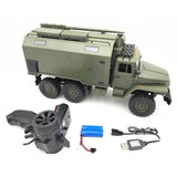 WPL B36 Ural 1/16 2.4G 6WD Rc Car Military Truck Rock Crawler Command Communication Vehicle RTR Toy