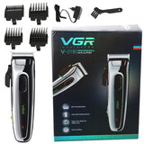 VGR professional hair clipper for men electric adjustable beard hair trimmer rechargeable hair cutting machine haircut cordless