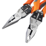 9" Wire Pliers Alloy Steel Cable Cutter Multifunctional Wire Stripper for Electrician Pliers Crimping