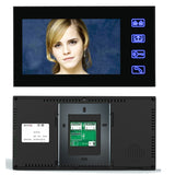 7 Inch Video Door Phone Doorbell Intercom Kit 1-camera 2-monitor Night Vision with IR-CUT 1000TVL Camera