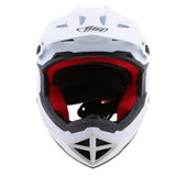 Motorcycle Bike Cycling Full-Face Motorcycle Helmet (White) - Choose Size