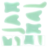 6pcs Gua Sha Massage Board Acupuncture Point Scrape Face Body Massager Kit