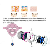 3D Face Mask Lift Massager Electric EMS Vibration Tightening Device Skin Rejuvenation Anti-Wrinkle Acne Removal Magnet Beauty