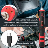Professional Electric Soldering Iron Wireless Rechargeable Soldering Iron Bright Mini Welding Equipment Solder Welding Tools