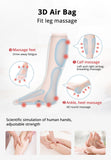 Foot and Calf Massager Leg Massager Air Compression Circulation with Handheld Controller Air Wraps Relax Pain Relief Massagers