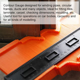 Shape Contour Gauge Duplicator Profile Duplication Gauge Contour Template Plastic Contour Copy Duplicator Measuring Tool