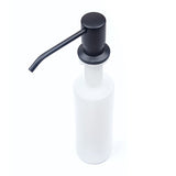 Black Stainless steel Liquid Soap Dispensers Kitchen Sink Hand Soap Dispenser ABS Plastic Bottle Easy To Fill Kitchen Accessorie