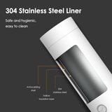 Portable Electric Water Kettle Smart Cup Thermal Bottle Insulated Coffee Thermos for Water Boiler Heater Electric Pot 220V 110V