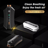 HOT Hanging Neck Air Purifier Fashion Personal Wearable Portable Necklace Air Purifier Negative Ion Generator Car Air Purifiers