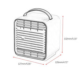 USB Charging Portable Handheld Negative Water Cooling Fan Water-cooled Small Student Desktop Air-conditioning Fan