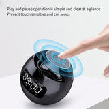 Rechargeable Bluetooth 5.0 Speaker Wireless Sound Box With LED Display Alarm Clock Hifi MP3 Music Play Compatible With TF Card