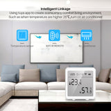 Tuya WIFI Temperature Humidity Sensor Indoor Hygrometer Thermometer Detector Smart Life Remote Control Support Alexa Google Home