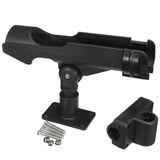 High Quality 360 Degree Adjustable Black Durable Stainless Steel Telescopic Fishing Rod Fishing Bracket Fishing Supplies