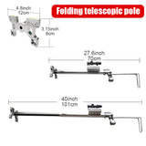 Powerful Slingshot Folding Telescopic Rod High-precision Tactical Laser Scope Bow Catapult Outdoor Long-distance Hunting