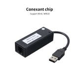 External USB 56K V.92 V.90 Dial Up Fax Modem for Win XP/VISTA7/8/10