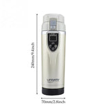 12V/24V Auto Car Heating Cup 350Ml Portable Electric Heated Mug Adjustable Temperature Electric  Travel Kettl