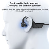 DG06 Bone Conduction Running Headphones Wireless BT5.0 Music Earphone Outdoor Sports Headset IP56 Waterproof Hands-free with Mic