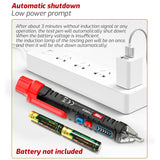 TA881A Non-contact AC Voltage Detector Pen Sound Light Alarm 12-1000V 50/60Hz 35ED