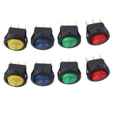 8 X 12V LED Illuminated Rocker On-Off Toggle SPST Switch Dash Light Car Boat