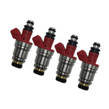 Set of 4 New Fuel injectors Replacement Compatible with Nissan D21 Pickup