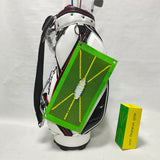 Golf Swing Mat Portable Mini Practice Hitting Aid Indoor/Outdoor Golf Swing Training Pad w 3 Pcs Pu Ball Golf Training Mat