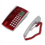 Mini Telephone Landline Phone Desktop Corded Fixed Phone Wall Mounted Telephone with Caller ID Display for Hotel Office Home