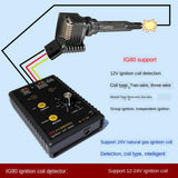 1 Set Car Ignition Coil Detector Tool Car Engine Ignition Coil Tester Ignition Coil Test Injector Solenoid Valve Idling Stepper