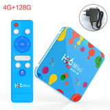 1Set 4GB 32/128GB H96 Mini for android 9.0 Smart TV Box H6 Quad Core 6K Wifi Player Set Top Box