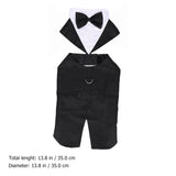 Dog Formal Wedding Shirt Cotton Tuxedo Pet Fashion Suit for Cosplay Wedding