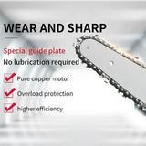 18 V 6 inchi Mini Chain Saw Electric ChainSaw Wood Cutter Cordless For Makita 18V BatteryE lectric Chain Saw ABS+Metal 24VF 5M/S
