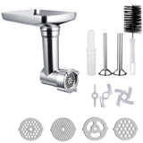 Metal Meat Food Processor Grinder Attachment for Kitchenaid Stand Mixer Meat Grinder Accessories Set