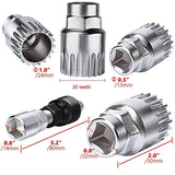 Bicycle Repair Tools Set Crank Extractor Puller Bike Bottom Bracket Lockring Remover Wrench MTB Mountain Road Bike Repaire Kit