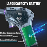 Compressed Air Duster, 45000 Rpm Rechargeable Cleaning Air Can for Keyboard Computer Utility Room Car Interior
