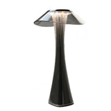 LED Table Lamp Dimmable Eye Protection USB Charging Smart Touch Switch Bedside Lamp Transparent Crystal Creative Table Lamp