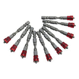 10Pcs 65mm PH2 Magnetic Phillips Screwdriver Bit Set with 2 in 1 Digital Meter Inclinometer Spirit Level Angle Ruler