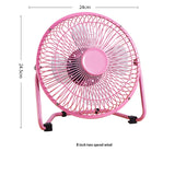 Mini USB Desktop Fan Personal Portable Cooling Fan Iron cool air fan for Office Household Traveling Car