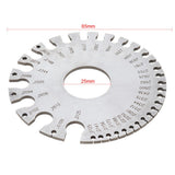 A3C08  Precise Round Wire Gage Stainless Steel Wire Sheet Thickness Diameter Gauge for Measuring Various Wire Diameter