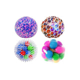 New Funny Stress Balls Squeezing Fun Ball Toys Squeeze Squishy Balls Toys Hand Press Decompression Toy For Kids And Adults Gift