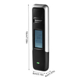 New Portable Non-Contact Alcohol Breath Tester with Digital Display Screen USB Rechargeable Breathalyzer Analyzer High Accuracy