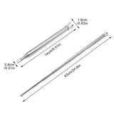 2pcs Blow Fire Tube Silver Cooking 6 Sections Outdoor Camping Picnic Stainless Steel Barbecue Collapsible Fireplace Traveling