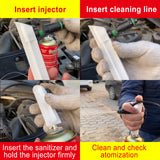 Universal Car Fuel Injector Cleaner Nozzle Shape Car Flush Adapter Tools Set Nozzle Accessories Equipment Car Cleaning Washing