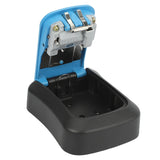 Password Key Lock Box Wall Mounted Zinc Alloy Key Box Weatherproof 4 Digit Combination Key Storage Lock Box