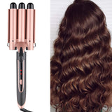 Professional Hair Curler Hair Curling Iron Ceramic Styling Tool, Electric 5 in 1 Hair waver Pear Flower ConeRoller Curling Wand