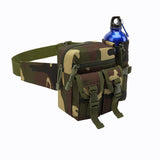 Outdoor sports running pockets military fan tactical water bottle pockets feature waterproof mobile phone bag mountaineering