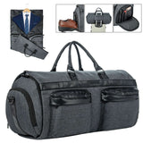45L Carry-on Duffel Bag Large Travel Sports Business Bag Multiple Pockets Backpack Garment Suit Dress Bag with Shoe Compartment