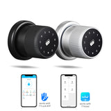 Apartment Hotel Wood Door Keyless Bluetooth Smart Lock With RFID Card Reader Support TTlock App Remotely Control